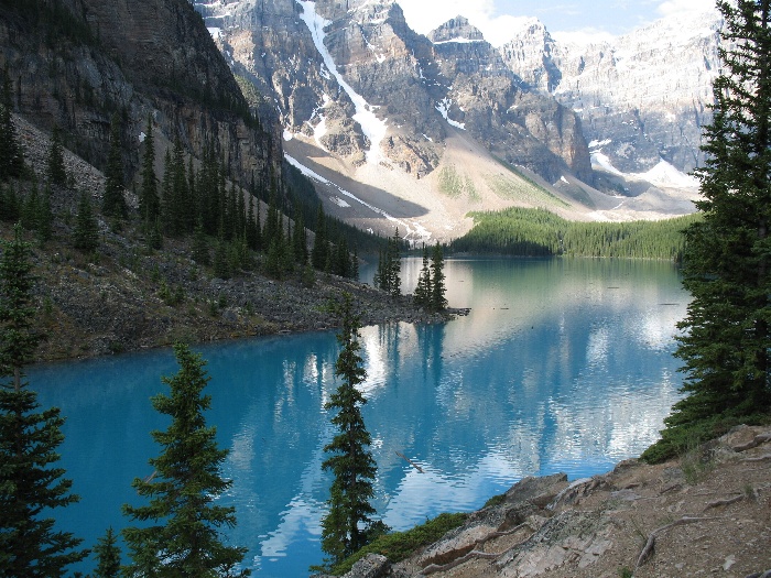 A more complete view of Lake Moraine