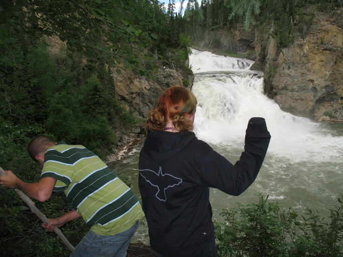 And, finally, the waterfall