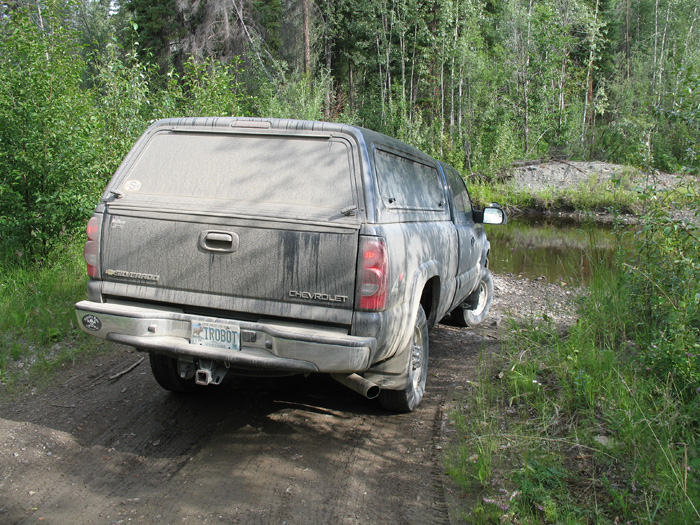 Where is this road going? The bridge was washed out so we crossed with the truck