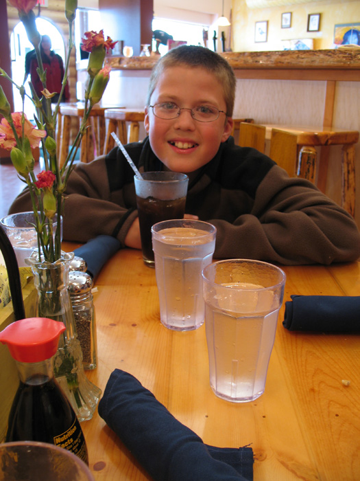 Karl at the lunchtable