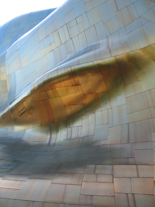 Another part of the wallls of the Experience Music Project