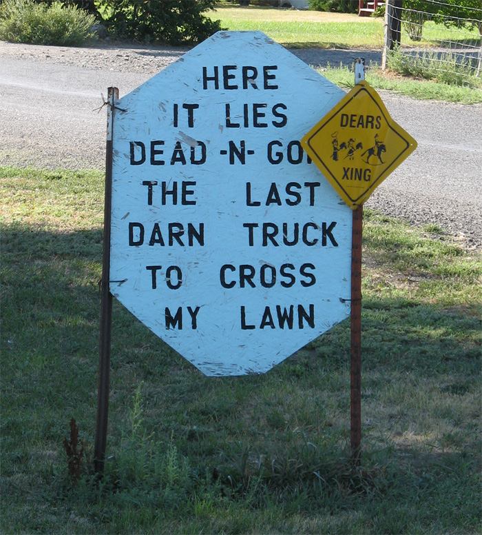I missed a turn on a country road and was going to just cut through .. but I backed up instead...
