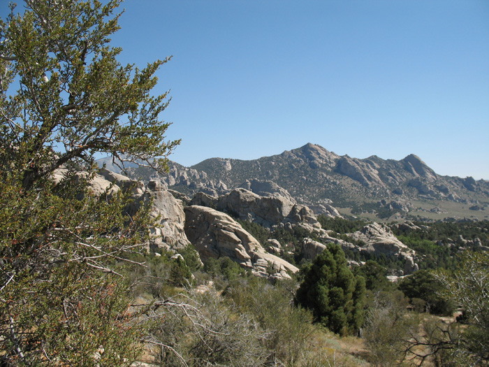 Nice view of City of Rocks National Reserve in southern Idaho
