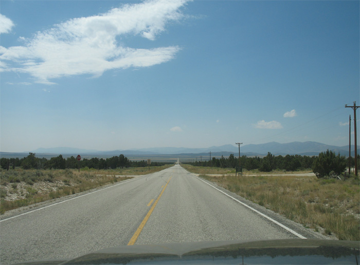 Some parts of the backroad in northern Utah just goes on forever