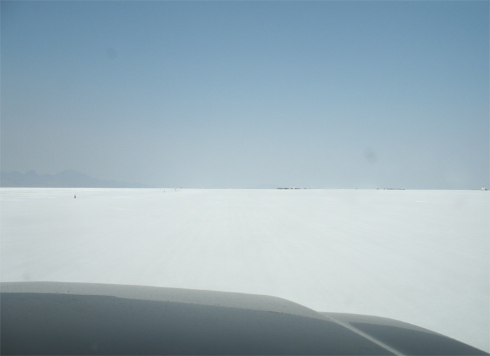 At first I could barely make out anything out there but then I saw small dots on the horizon