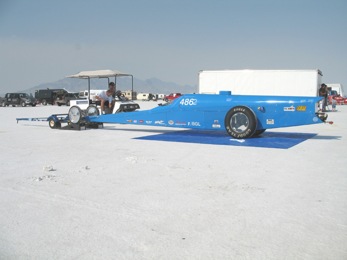 One of many race cars we saw