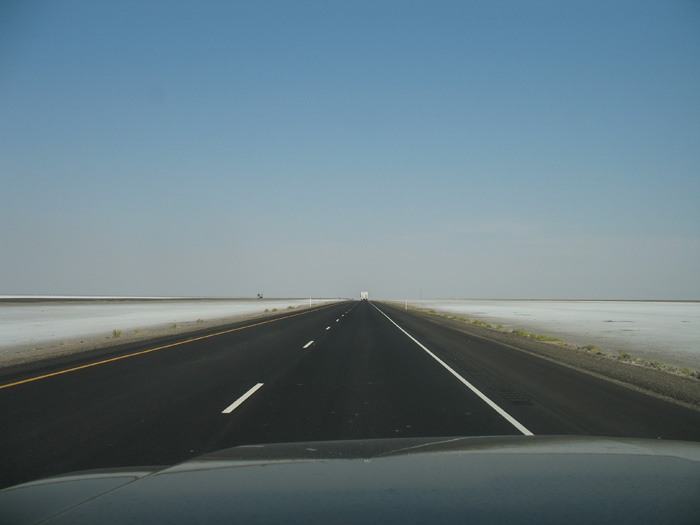 'Begin Salt Route' as they say in New Hampshire: I-80 East towards Salt Lake City