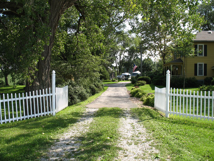 Tucked into the backyard of Gene Munch in Murdock, Nebraska