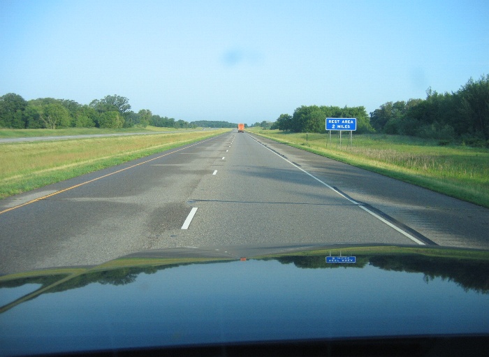 Rolling down the Interstate