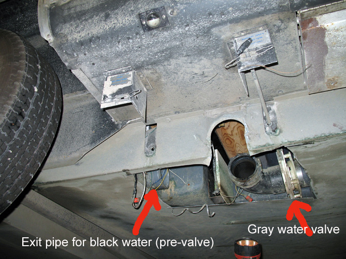 Here is what the dump valves look like