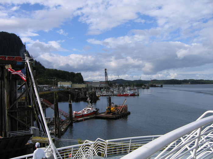 When we arrived in Prince Rupert, BC, the sun was shining