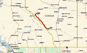 Banff NP to Jasper NP