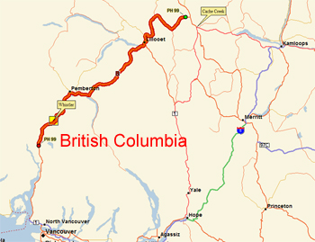 Marble Canyon PP to Alice Lake PP, BC