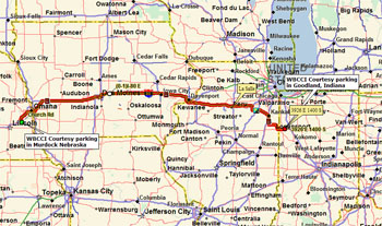 Murdock NE to Goodland IN