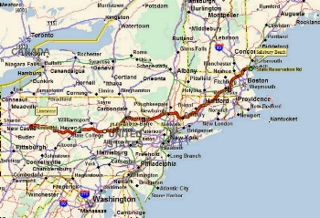 Drive from Salisbury to Limestone