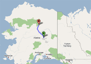 Coldfoot to Fairbanks