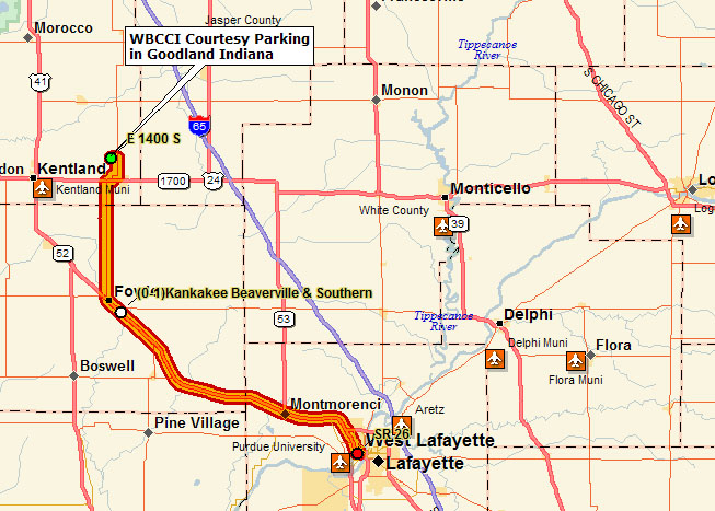 42 miles within Indiana and we're in a different timezone!