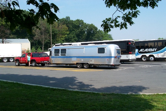 Stopped at rest area in New Jersey