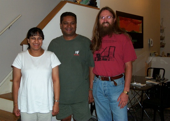 Renuka, Ramesh and Per