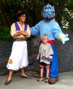 Meeting Aladin and his Genie