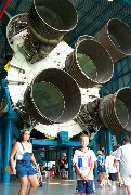 Look at those huge engines of an Apollo rocket