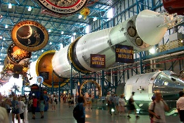 Front parts of Apollo rocket