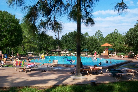 Swimming pool near our campsite