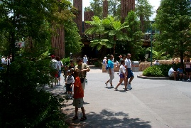 Outside of the Star Wars ride