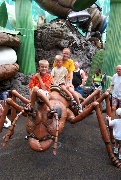 Posing on a big ant
