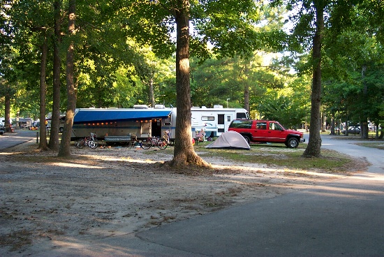Our new campsite ended up being one of the largest