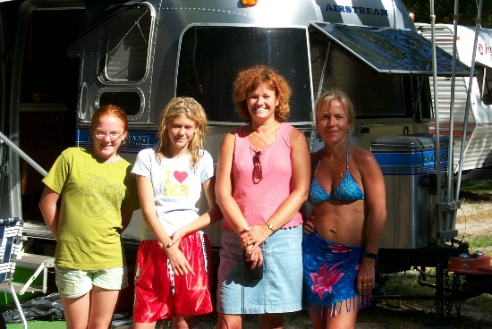 Isabella, Sofie, Eva and Lillemor