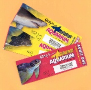 Tickets to aquarium