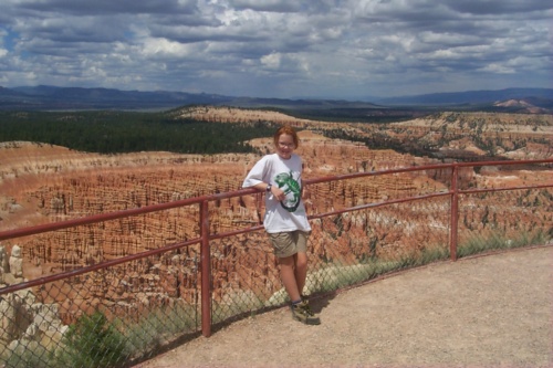 Izzy at the lookout