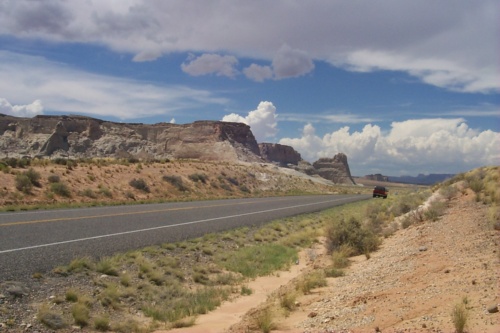 Going back to Kanab from Lake Powell