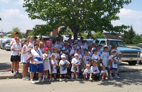 WBCCI Youth lining up for parade